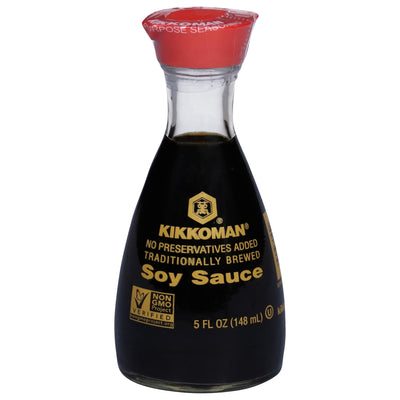 Kikkoman Traditionally Brewed Soy Sauce, 148 mL