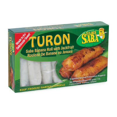 Golden Saba Banana Roll With Jackfruit Saba Turon, 454 g, 8 ct