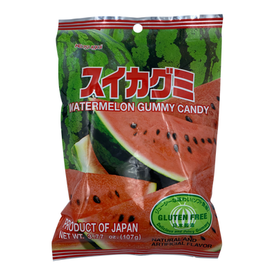 Kasugai Watermelon Gummy Candy, 107 g