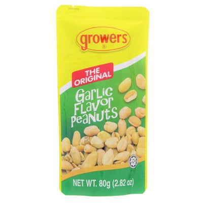 Growers Garlic Flavor Peanuts, 80 g