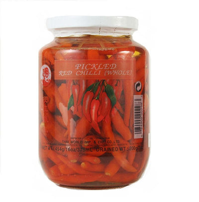 Pickled Whole Red Chilli, 454 g