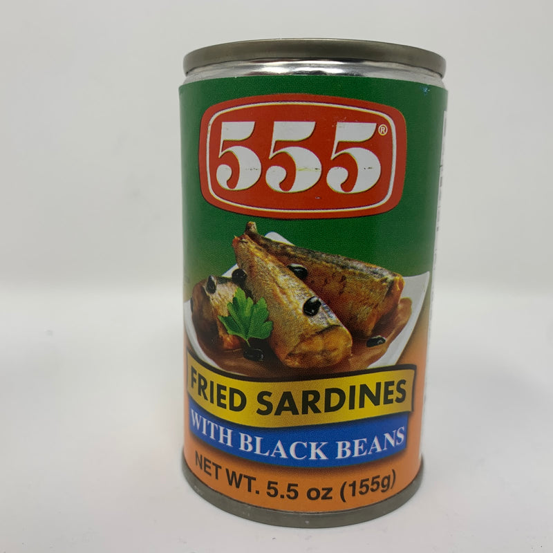 555 Fried Sardines With Black Beans, 156 g