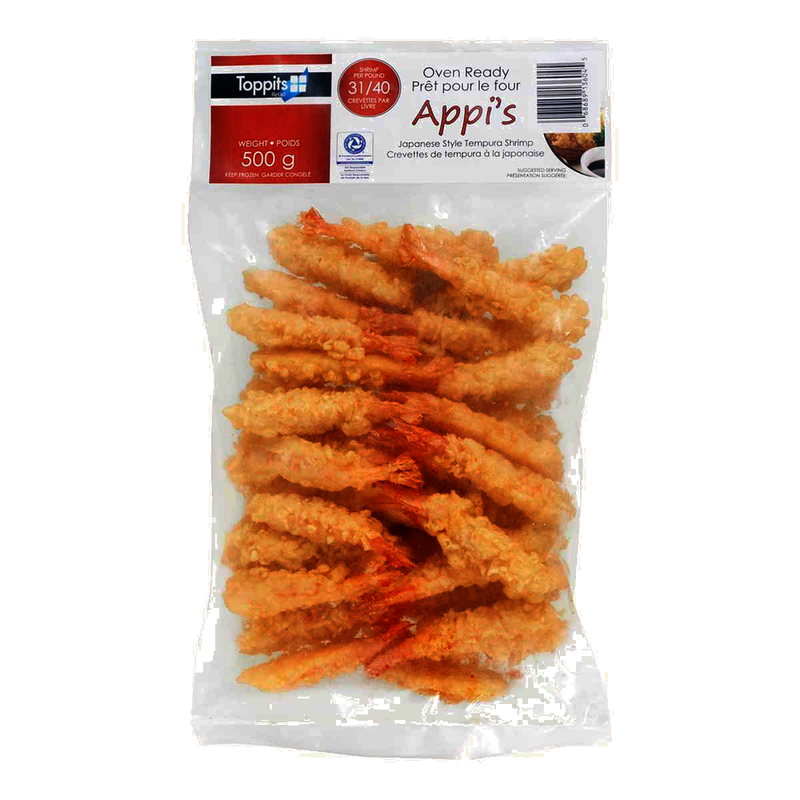 Toppits Appi's Japanese Style Tempura Shrimp, 500 g