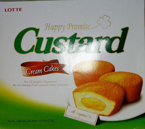 LOTTE CUSTARD CAKE 12PK 276 G