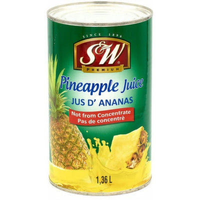 S & W Premium Pineapple Juice, 1.36 l