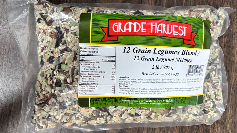 Grande Harvest 12 Grain Legumes Blend, 907 g