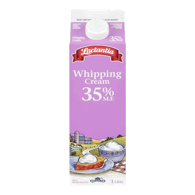 Lactantia Whipping Cream, 1 l