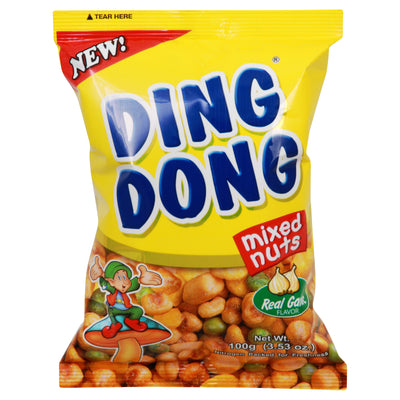 Ding Dong Real Garlic Flavor Mixed Nuts, 100 g