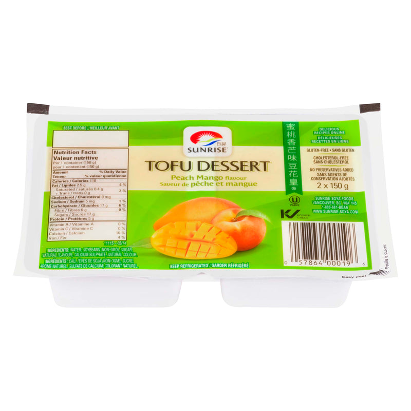 Sunrise Peach Mango Tofu Dessert, 150 g