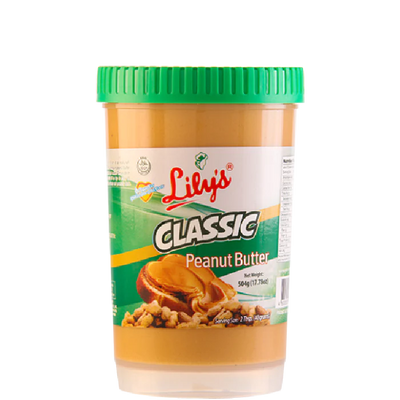 Lily's Classic Peanut Butter, 504 g
