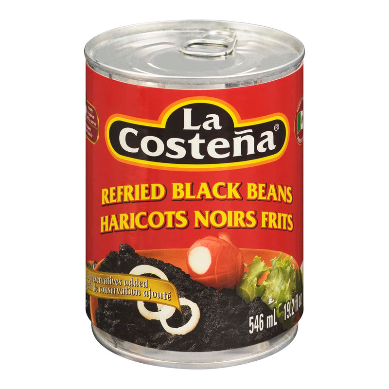 La Costena Fried Black Beans, 546 mL