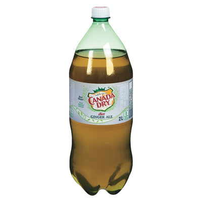 Canada Dry Diet Ginger Ale Soda, 2 l