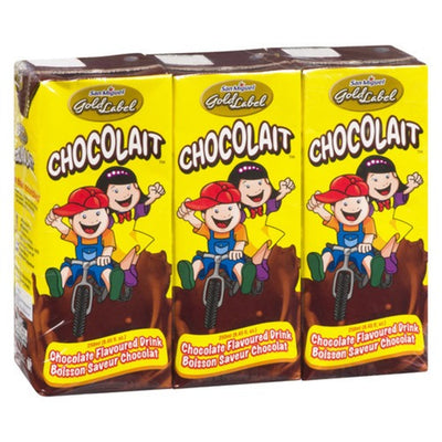 Gold Label Chocolate Flavoured Drink, 250 mL, 3 ct