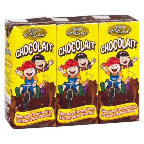 Gold Label Chocolate Flavoured Drink, 250 mL, 3 ct