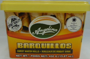 Angelina Barquillos Sweet Wafer Rolls, 450 g