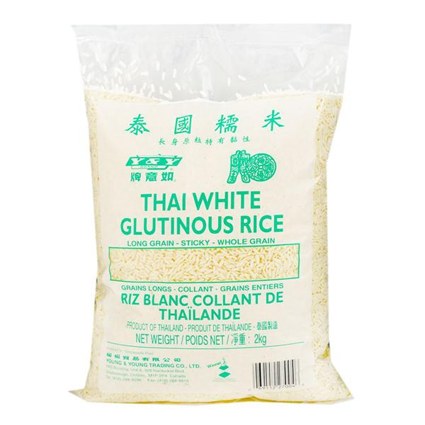 Thai White Glutinous Rice, 2 kg