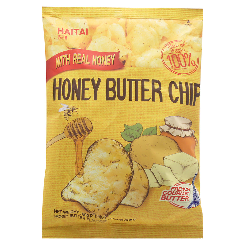 Haitai Honey Butter Potato Chips, 60 g