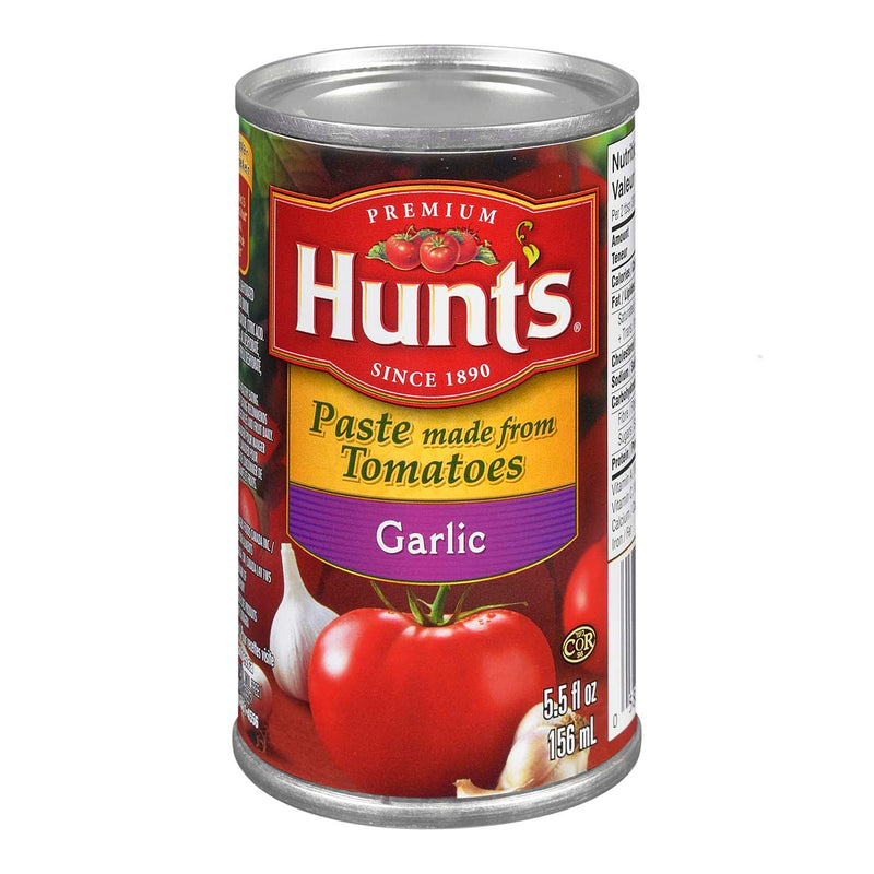Hunts Tomato Paste With Garlic, 156 mL