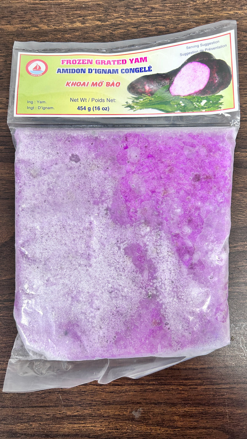 Lucy Boat Frozen Grated Yam, 454 g