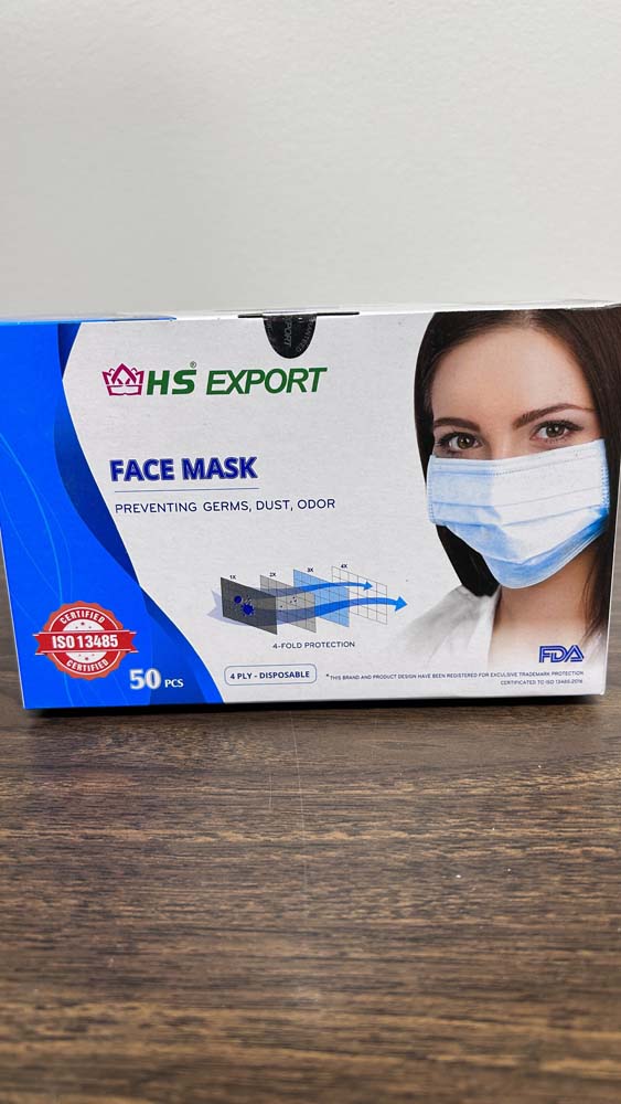 Hs Export Face Mask, 50 ct