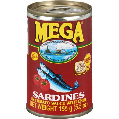 MEGA SARDINES HOT SPICY 1 ea