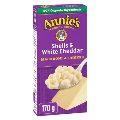 Annies Shells & White Cheddar Macaroni & Cheese, 170 g