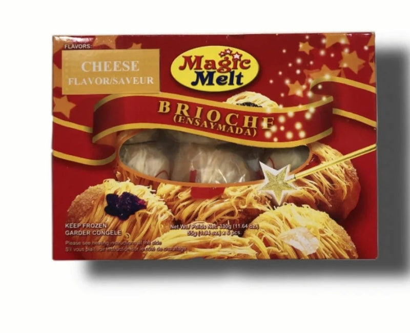 Magic Melt Cheese Flavor Brioche Ensaymada, 330 g, 6 ct