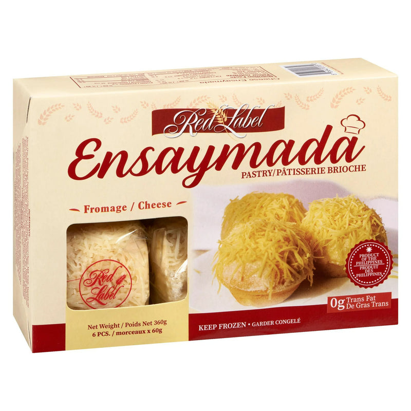 Red Label Ensaymada Cheese Pastry, 360 g, 6 ct