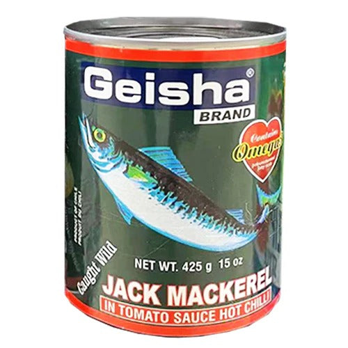 Geisha Mackerel In Hot Chili Tomato Sauce, 425 g