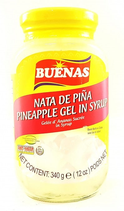 Buenas Pineapple Gel In Syrup, 340 g