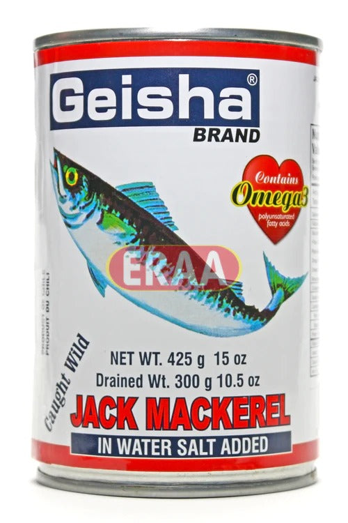 Geisha Jack Mackerel In Salted Water, 425 g
