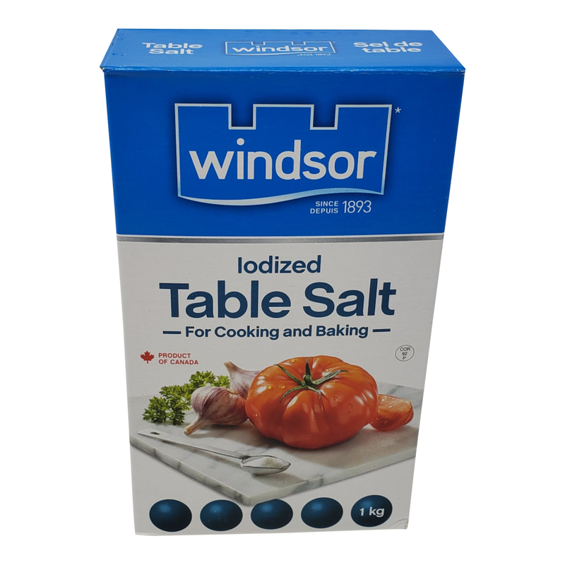 Windsor Iodized Table Salt For Cooking And Baking, 1 kg