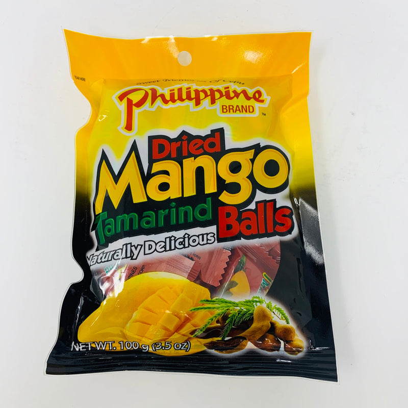 Philippine Brand Dried Mango Tamarind Balls, 100 g
