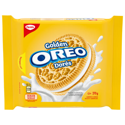 Oreo Golden Sandwich Cookies, 270 g