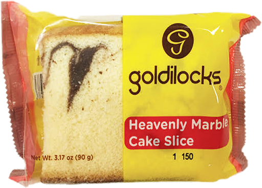 Goldilocks Heavenly Marble Cake Slice, 90 g