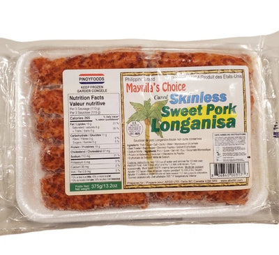 Maynila's Choice Skinless Sweet Pork Longanisa, 375 g