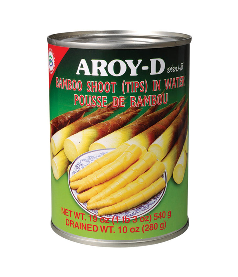 Aroy-D Bamboo Shoot Tips In Water, 539 g