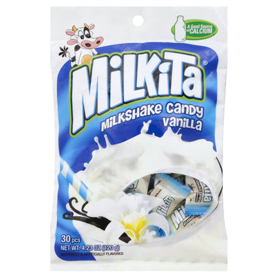 Milkita Vanilla Milkshake Candy, 30 ct