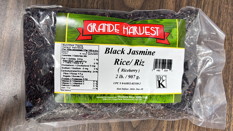 Grande Harvest Black Jasmine Rice, 907 g