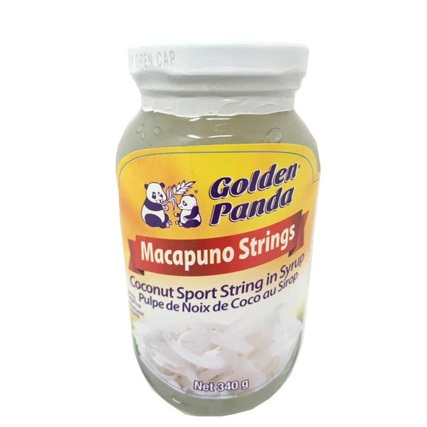 Golden Panda Macapuno Strings Coconut Sport String In Syrup, 340 g