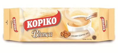Kopiko Blanca Creamy Coffee Mix, 30 ct, 30 g