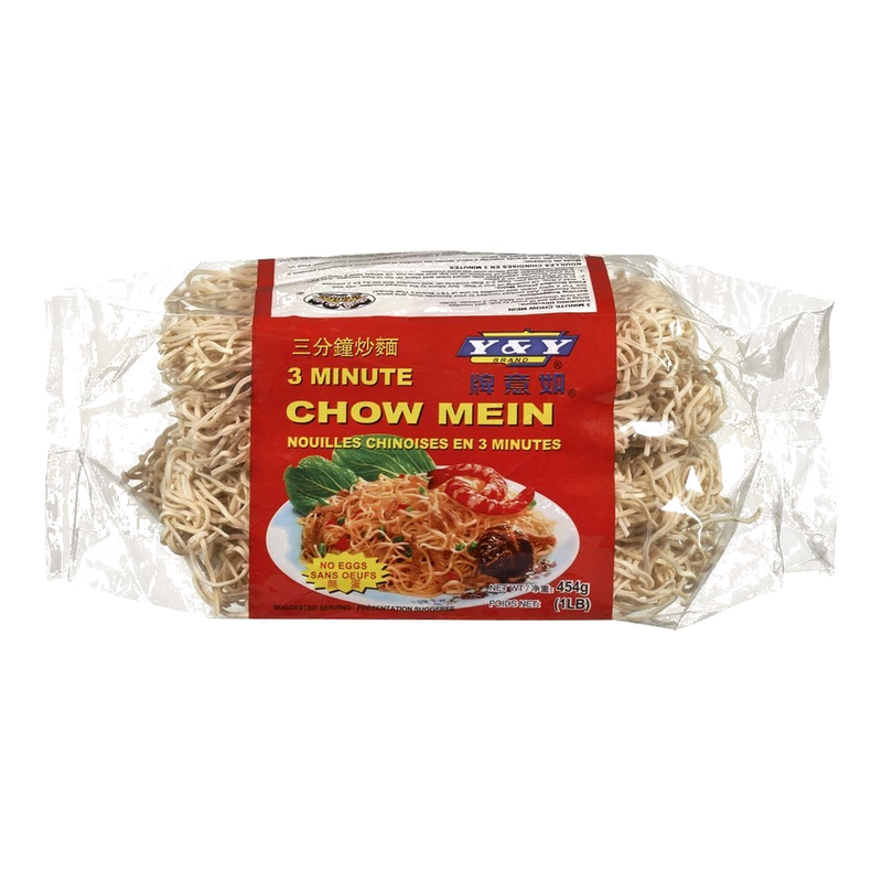 Y&Y 3 Minutes Chow Mein Noodles, 454 g