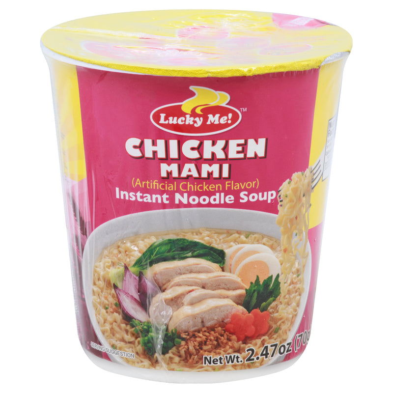 Lucky Me! Instant Chicken Mami Noodle Soup, 70 g