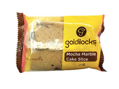 Goldielocks Mocha Marble Cake Slice, 1 ct