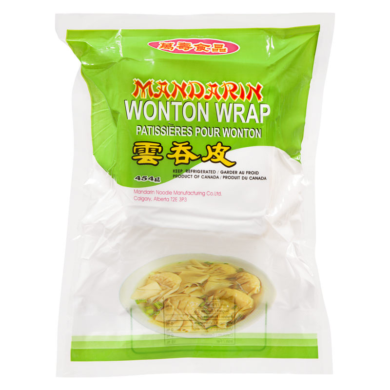 Mandarin Noodle Mfg. Co. LTD Wonton Wrappers, 454 g