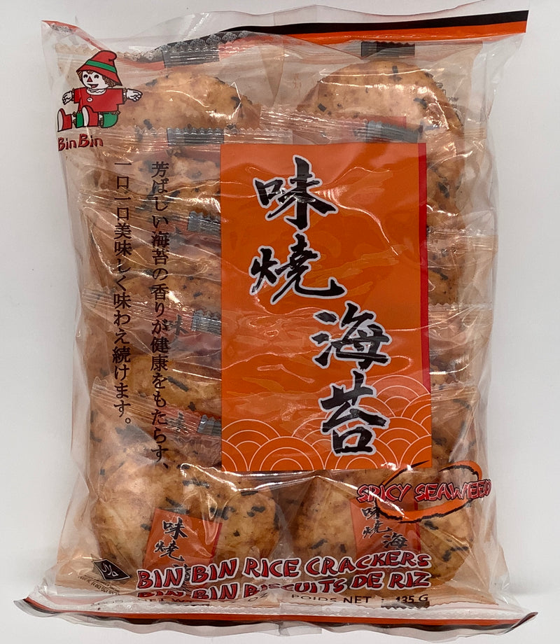 BIN BIN RICE CRACKER - SPICY S 135 G