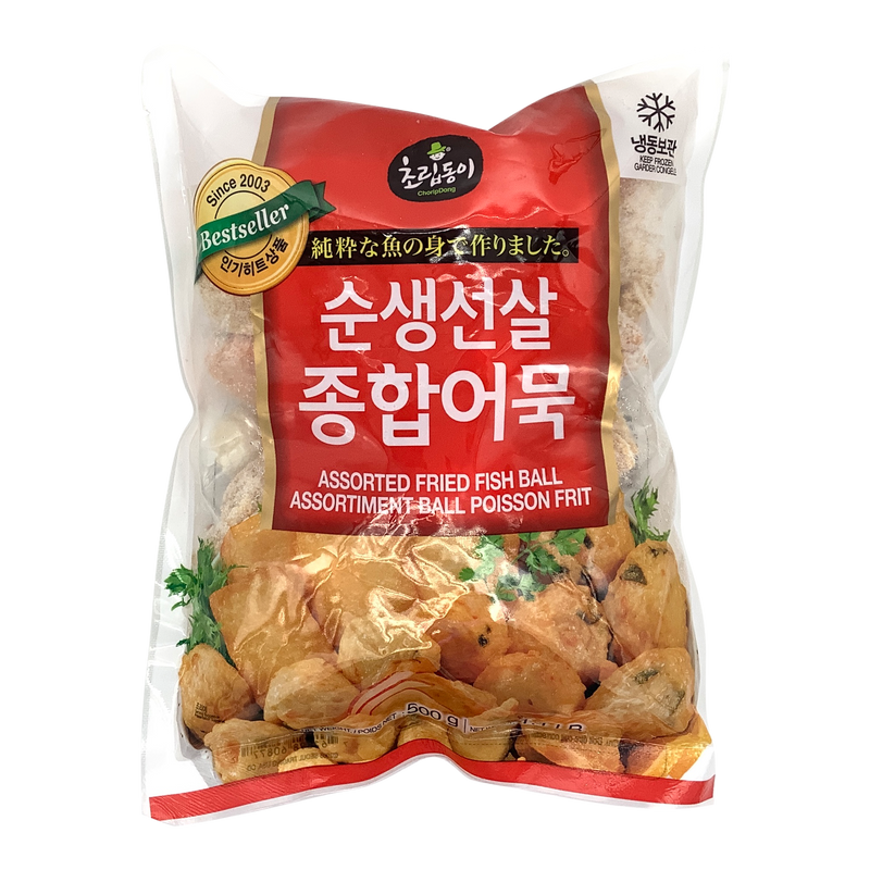 CHORIPDONG ASRT FRIED FISH BAL 500 g