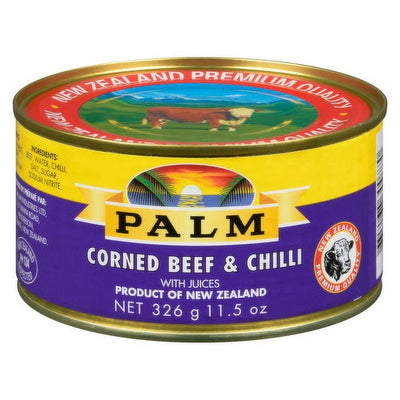 Palm Corned Beef And Chili, 326 g