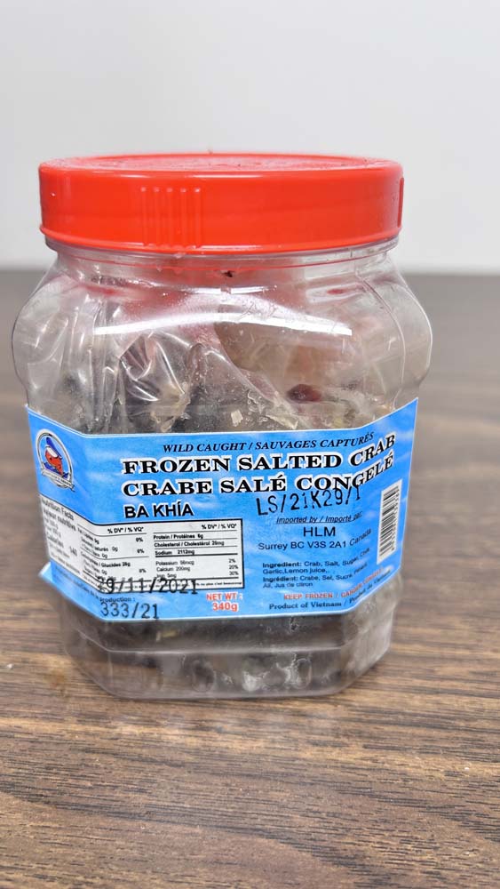 Captain's Choice Frozen Salted Crab, 340 g