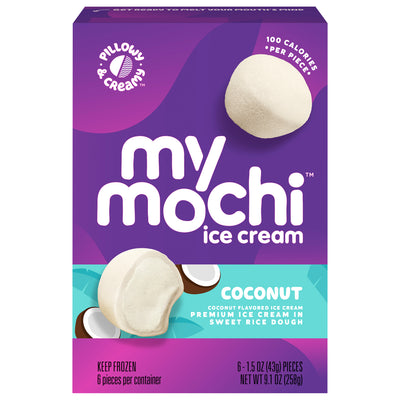 My/Mochi Coconut Ice Cream, 43 g, 6 ct
